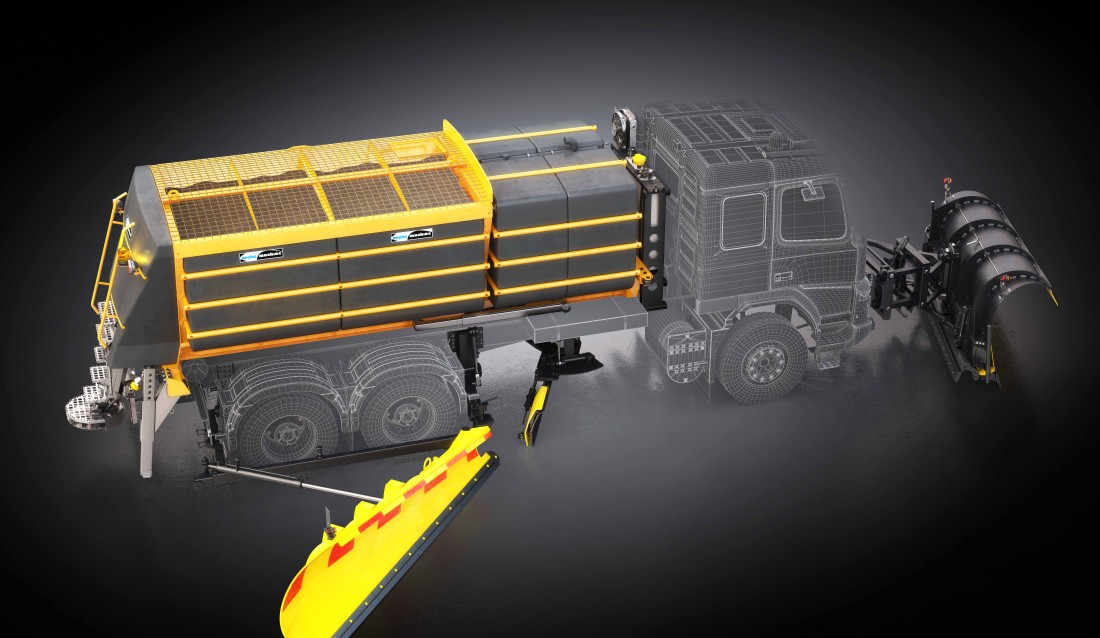 Brøyteutstyr fra Arctic Machine OY.