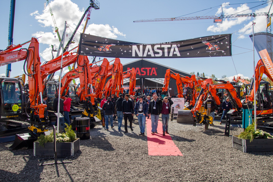 Nasta AS vant prisen for beste stand på Vei og Anlegg 2015.