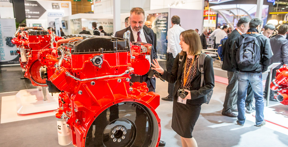 Cummins motor på Intermat