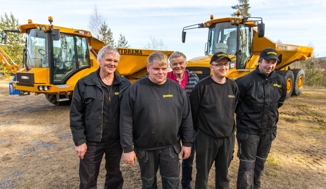 Norges Hydrema-team