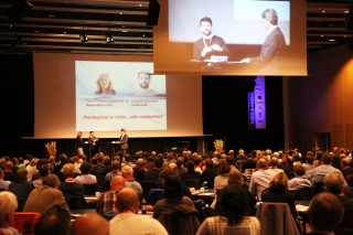 Det var stinn brakke under HMS-konferansen 2015, som fant sted på Clarion Hotel & Congress, Oslo Airport. (Foto: Runar F. Daler).