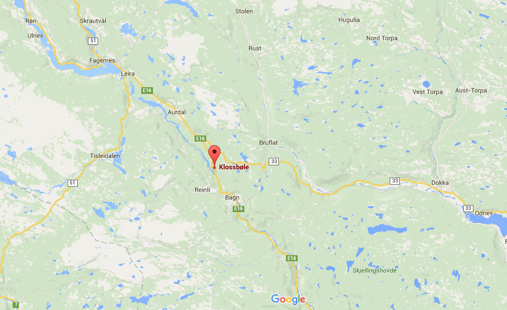 Her skal ulykken ha skjedd (Google Maps).