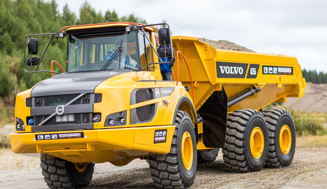 Vei-dumperen volvo a25