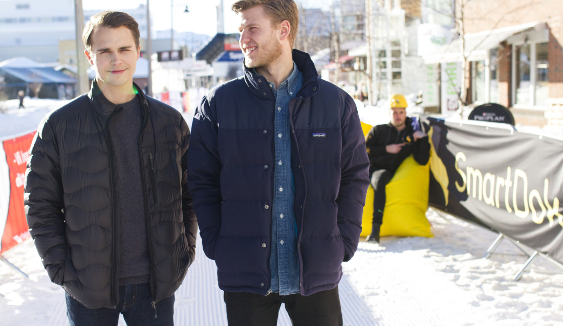 Preben Nygaard og Anders Josefsson på plass hos SmartDok og klare for å serve Østlandet. Her er de på besøk i Alta. (Foto: SmartDok).
