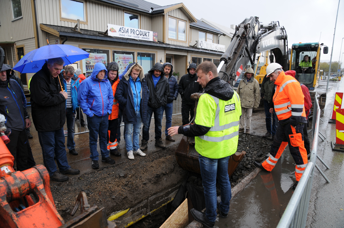 utblokking av vannledning