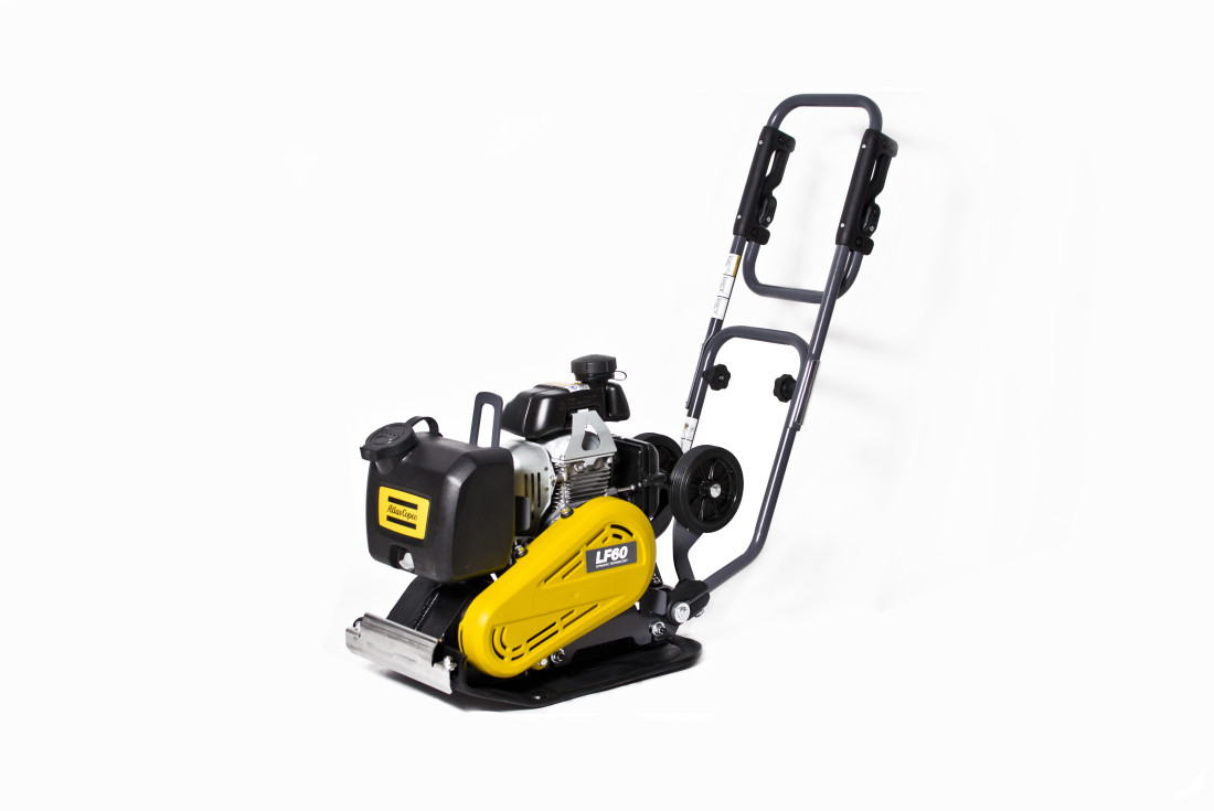 Atlas Copcos nye platekompaktor LF60 LAT. Og den er ikke lat, ifølge produsenten.