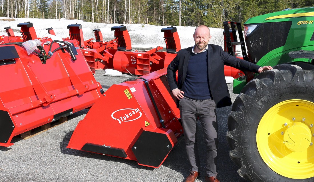 Finn Kristian Tokvam, daglig leder for familiebedriften Tokvam AS, gleder seg til å ta fatt på samarbeidet med Felleskjøpet Agri.