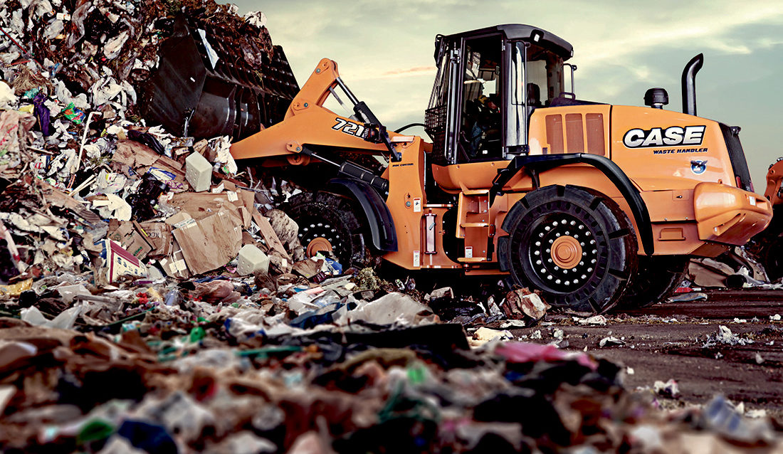 Case 721F Waste Handler.