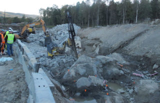 Det var boret hull til flere salver