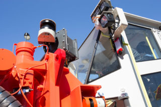 3D-scanner på Sandvik 922i tunnelrigg