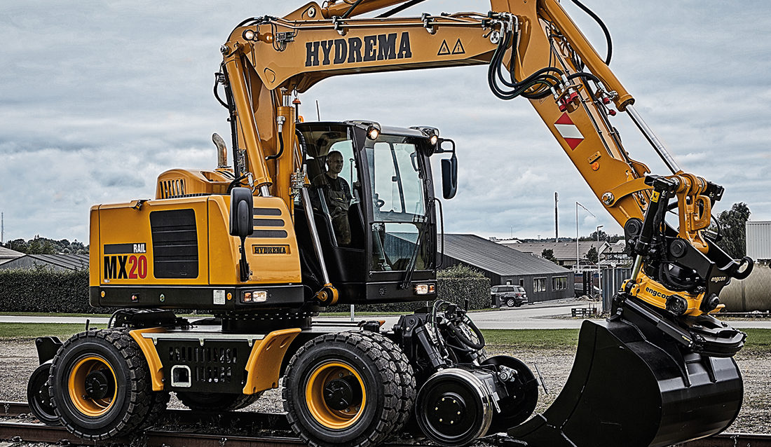 Hydrema MX20 Rail jernbanegraver