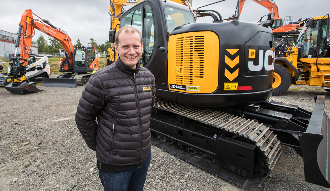 Olav Hauer 14-tonnere JCB JZ140LC+ Doosan DX140-5 LC.