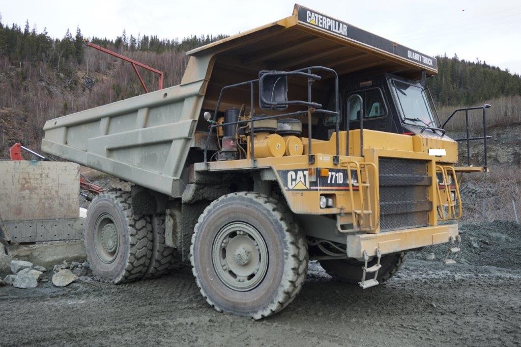 Denne Cat 771 ble solgt til en kunde i Hellas. (Foto: PlusTech AS).