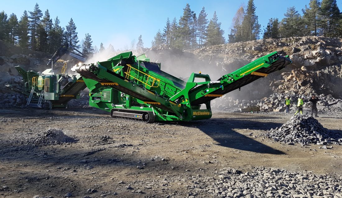 Magne Gitmark & Co AS er ny forhandler i Norge av McCloskey International. (Foto: Magne Gitmark & Co).