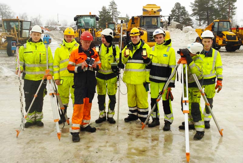 Anleggsavdelingen ved Fauske VGS bruker SmartDok. (Foto: Fauske vgs.).