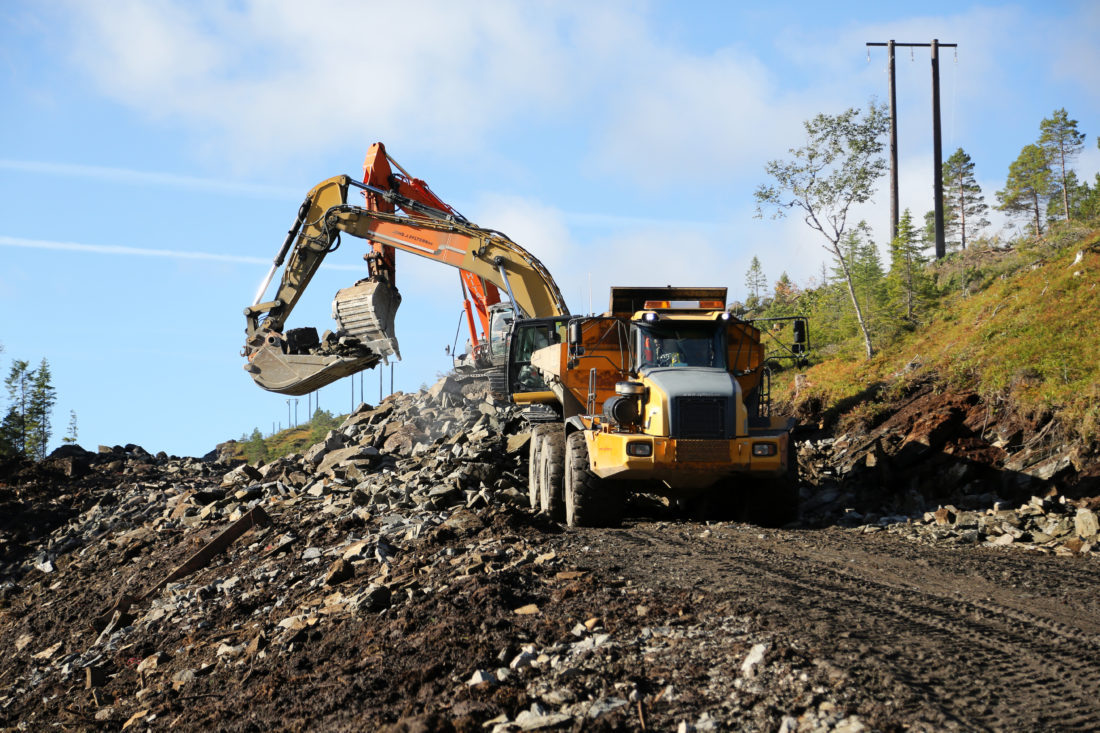Anleggsbransjen kan forvente strengere miljøkrav. (Foto: Runar F. Daler).
