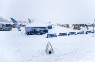 Snø på Hovinmoen