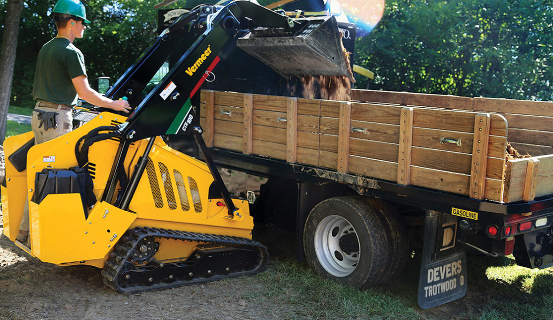 Vermeer CTX100 skidsteer beltelaster.
