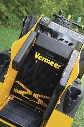 Vermeer CTX100 førerplass. 