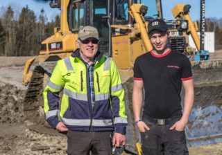 Gamlingen og (snart) lærlingen. Ola Gaupseth (t.v.) og Jon Eivind Lie. 