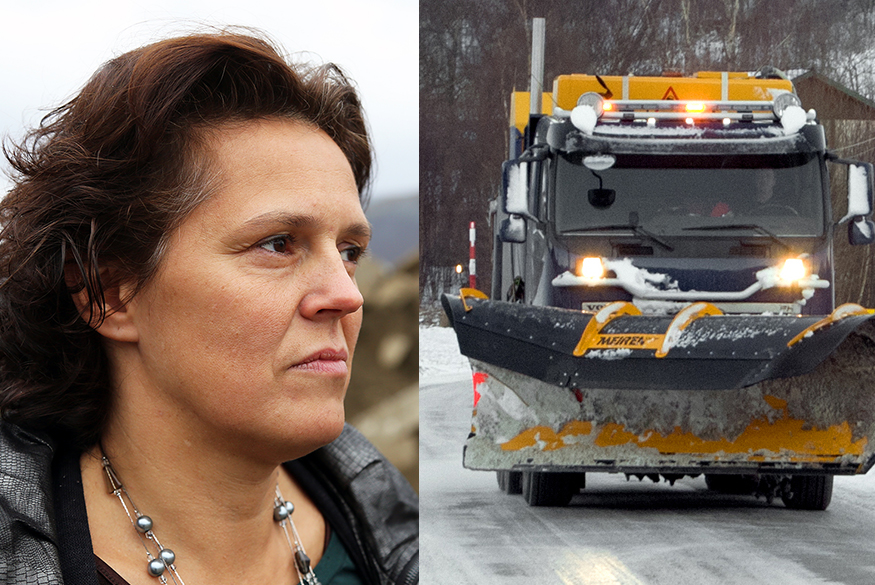 Regionsjef i MEF, Randi Pedersen er sterkt kritisk til Vegvesenets kontraktregime. (Foto: Runar F. Daler/Jørn Søderholm).