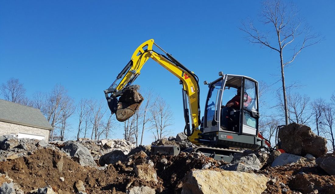 Den beltegraveren ET35. (Foto: Wacker Neuson).