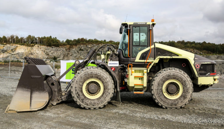 Protoype LX1, elektrisk hybridhjullaster. (Foto: Runar F. Daler).