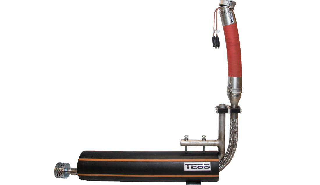TESS har utviklet et slangebasert system for tining av stikkrenner under vei og jernbane. (Foto: TESS).