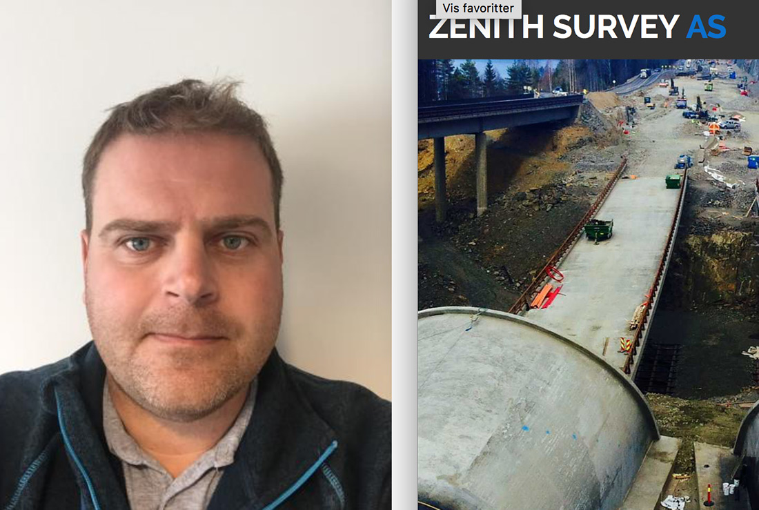 STIKNINGSLEDER: Espen Dahl-Mortensen i Zenith Survey AS