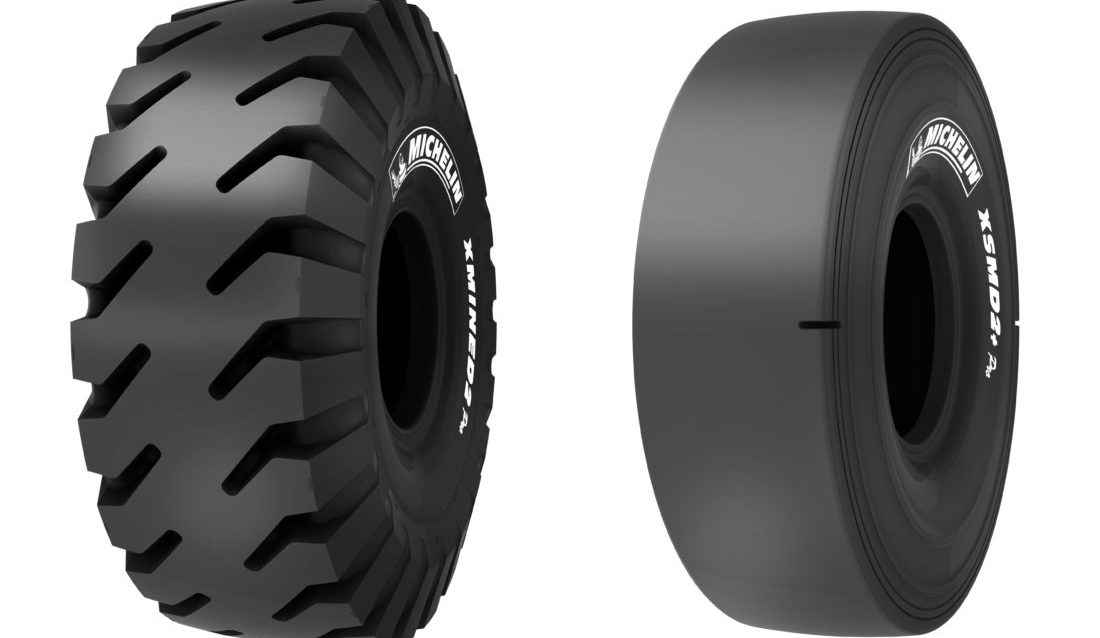 Den nye dekkserien Michelin PRO, med X Mine D2 og XSM D2+. (Foto: Michelin).