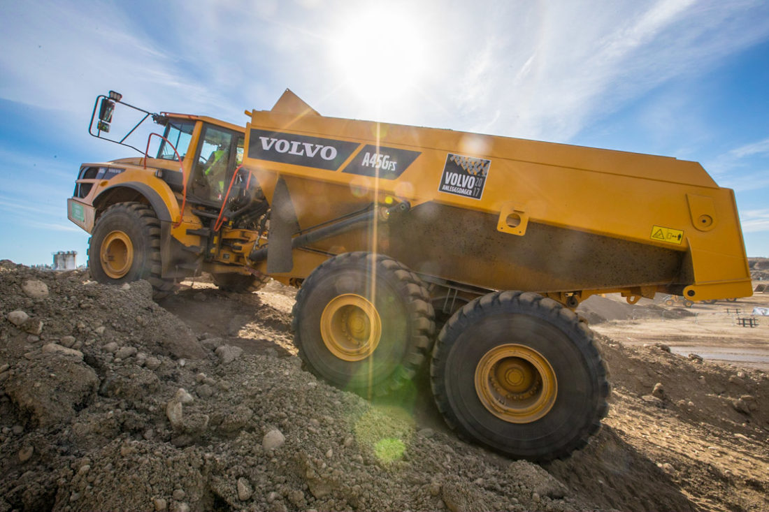 Volvo dumper.