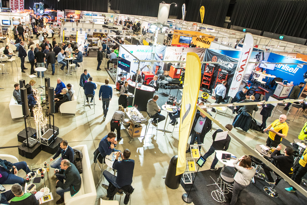 Alle standplassene er for lengst solgt ut til Arctic Entrepreneur 2019. Her fra utstillingsområdet i 2018. (Foto: Jørn Søderholm).