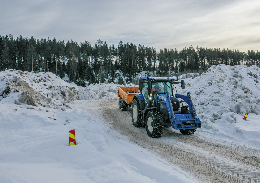 Er: Snødeponi. Blir: Hovedkontor for Liebherr Norge
