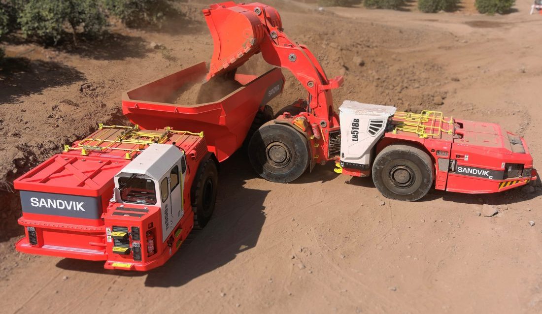 Batterielektriske gruvemaskiner fra Sandvik