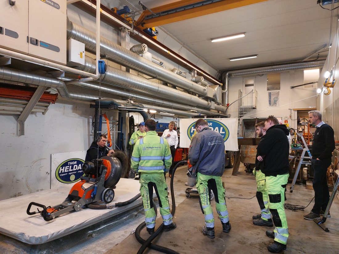 Kurs i betongsliping