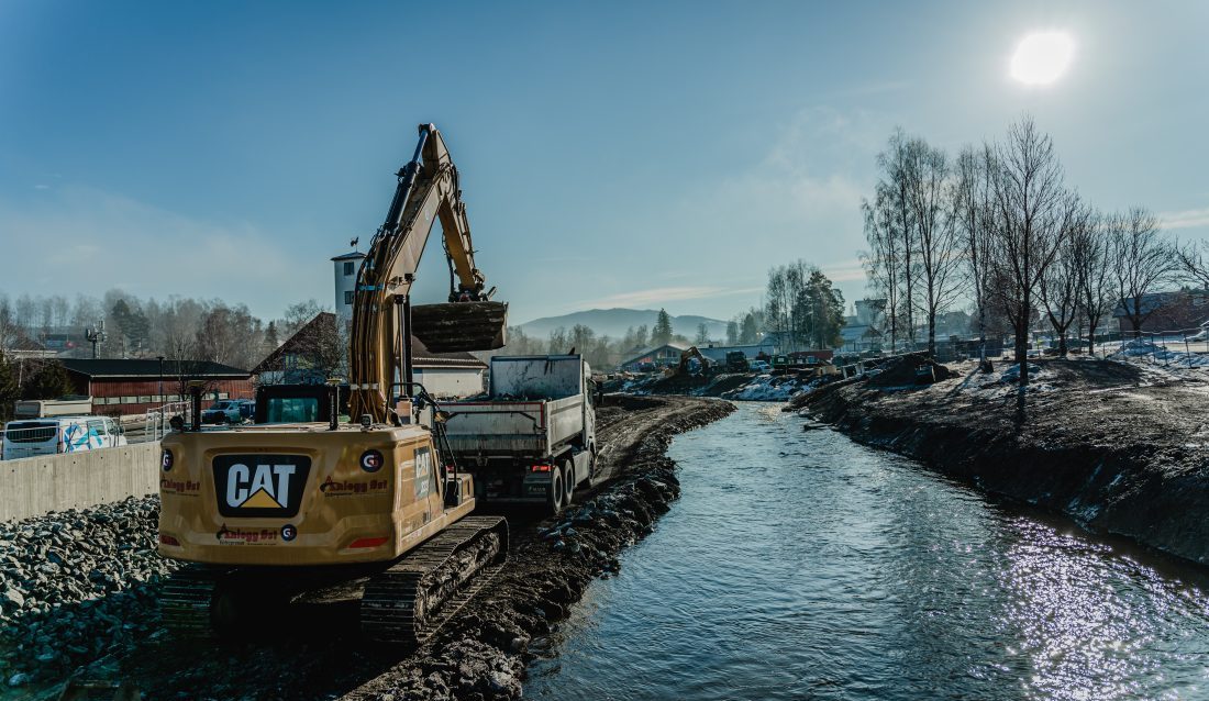 Anlegg Øst Entreprenør flomsikring