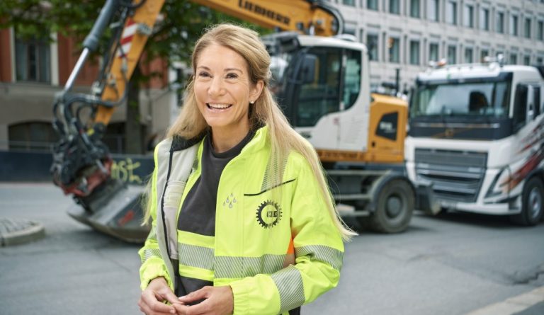 Julie Brodtkorb, administrerende direktør i Maskinentreprenørenes Forbund. (Foto: CF Wesenberg/Kolonihaven)