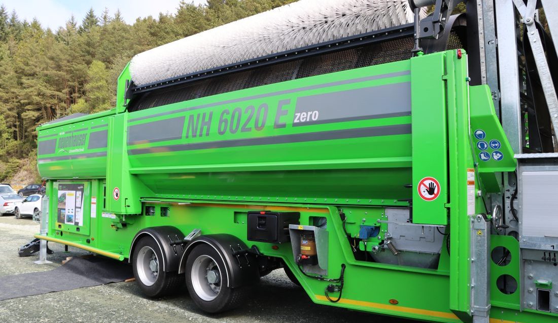 Neuenhauser NH6020 ZERO hadde Norgeslansering på Anlegg 2023 i Haugesund. (Foto: Njål Hagen)