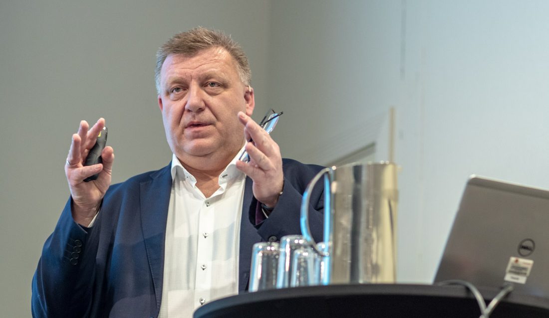 Geir A. Mo har holdt sitt siste innlegg som adm. dir i NLF. (Arkivfoto)