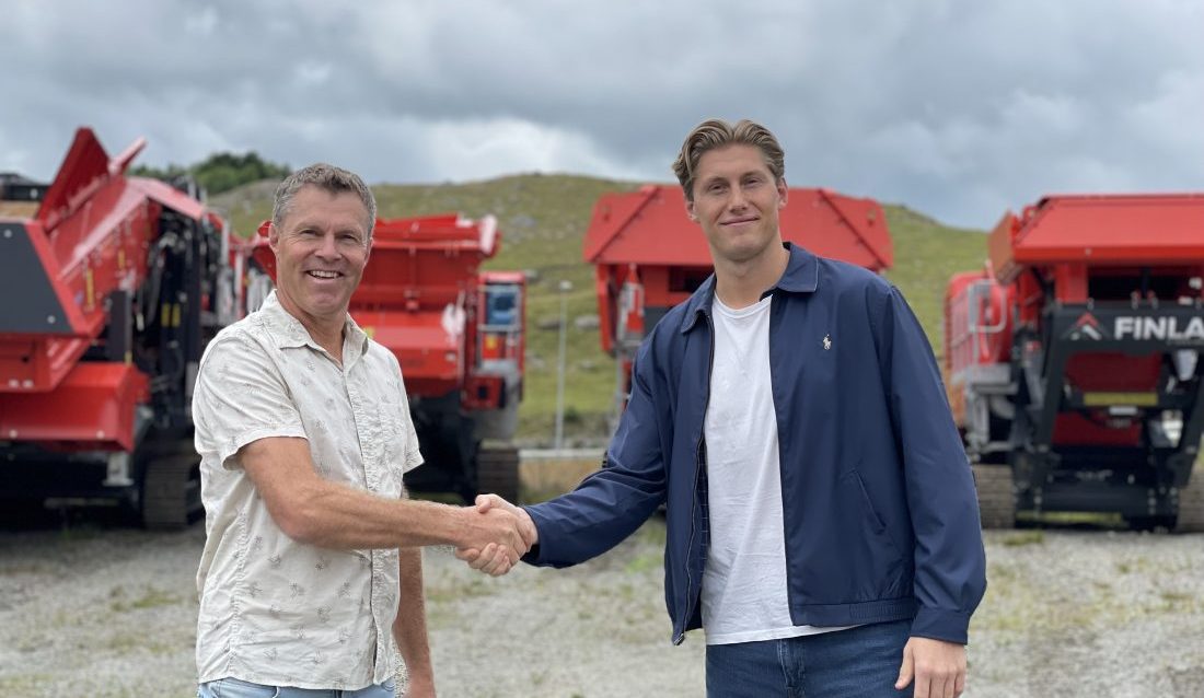 Arne Kenneth Øvstebø overlater sjefsstolen i Mineralteknikk AS til sønnen Einar Øvstebø. (Foto: Mineralteknikk)