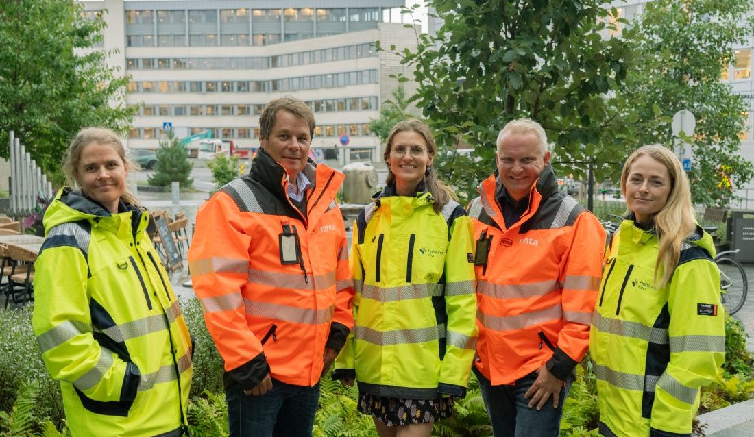 Hafslund og Renta inngår samarbeid om mobile energiløsninger for bygg- og anleggsplasser. (Foto: Hafslund)