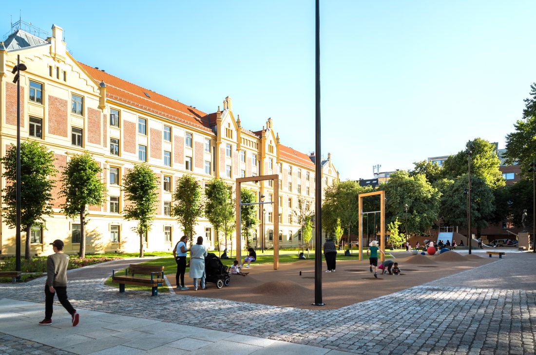 Rudolf Nilsens plass. (Nicolas Tourrenc)