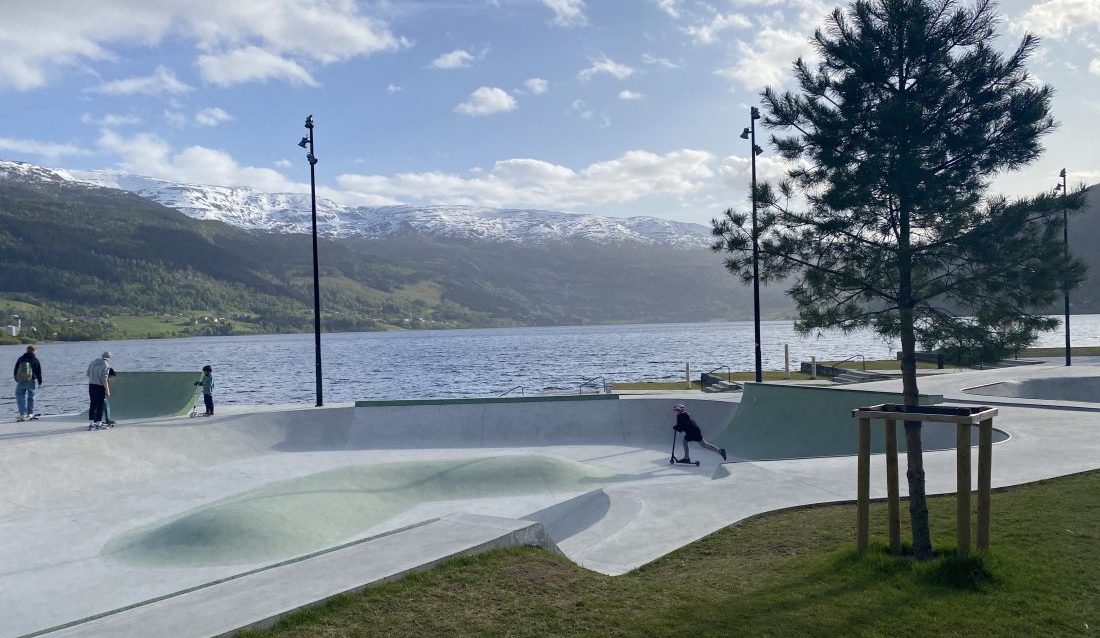 Voss aktivitetspark vant Landskapsarkitekturprisen 2023. (Foto: Østengen & Bergo AS)