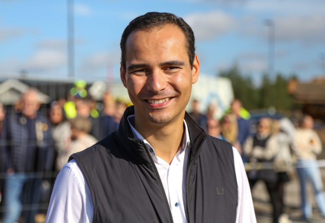 INITIATIVTAKER: Det var partneransvarlig for MEF i If Skadeforsikring, Max Trolle Andersen, tok initiativet til øvelsen, etter å ha blitt inspirert av den forrige øvelsen tidligere i år. (Foto: Runar F. Daler)