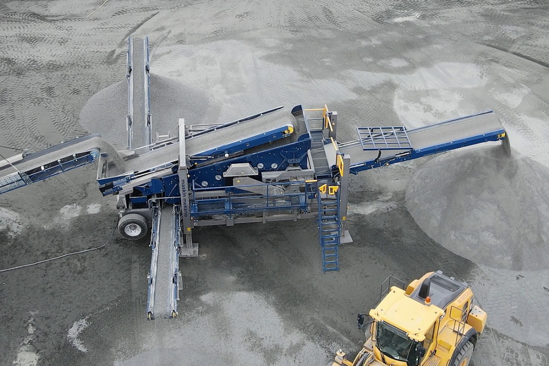 Alle maskinene fra Maskin Mekano er elektrisk drevne, og har vært det i mange år. Sikteverket på bilde er modellen SH 1502. (Foto: Maskin Mekano)
