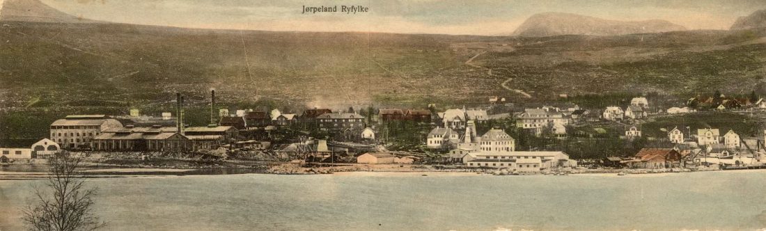 Bildet er fra tidlig 1900-tallet og viser hvordan stålverket så ut den gang. (Foto: ukjent)