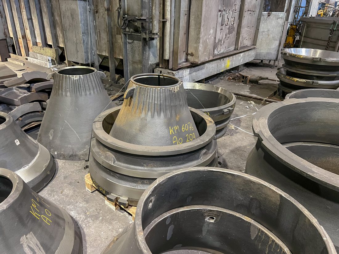 Ferdige produkter klare til å sendes ut til kunder i hele Norden. (Foto: Njål Hagen)