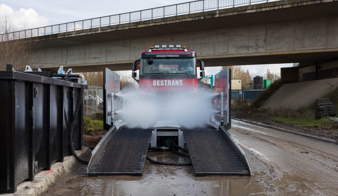 Spraystream hjulvask skal være enkelt å installere, og skal klare rengjøring av opptil 75 kjøretøy per dag. (Foto: Ankerløkken)