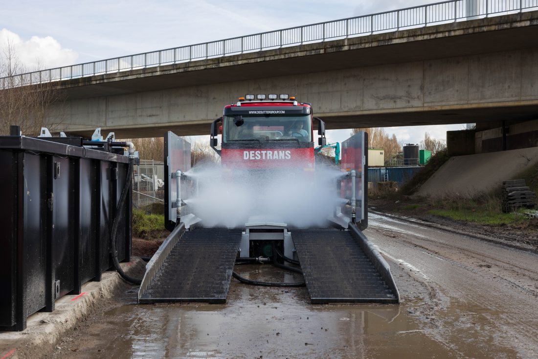 Spraystream hjulvask skal være enkelt å installere, og skal klare rengjøring av opptil 75 kjøretøy per dag. (Foto: Ankerløkken)