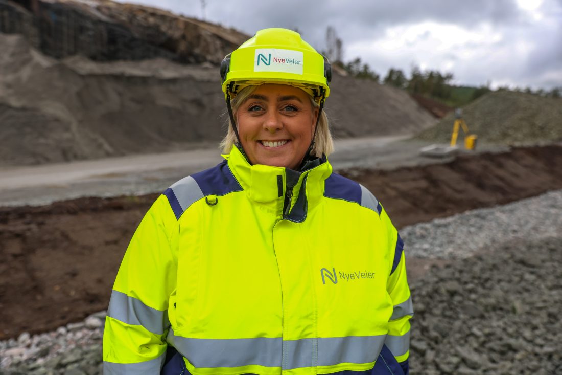 Anne Stine Johnson leder teknologi og fag i Nye Veier. (Foto: Lisa Ravna Rørmoen, Screen story/Nye Veier)